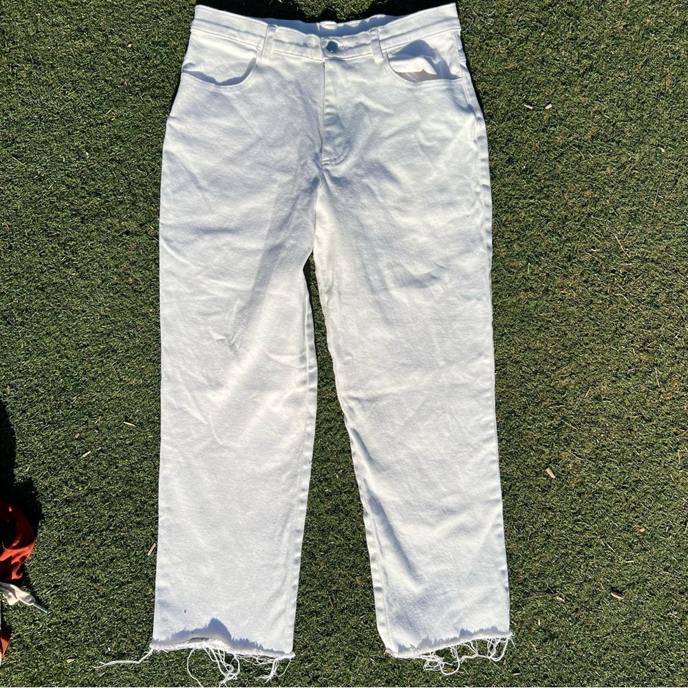 The kit Women's casual white jeans straight‎ leg size 6